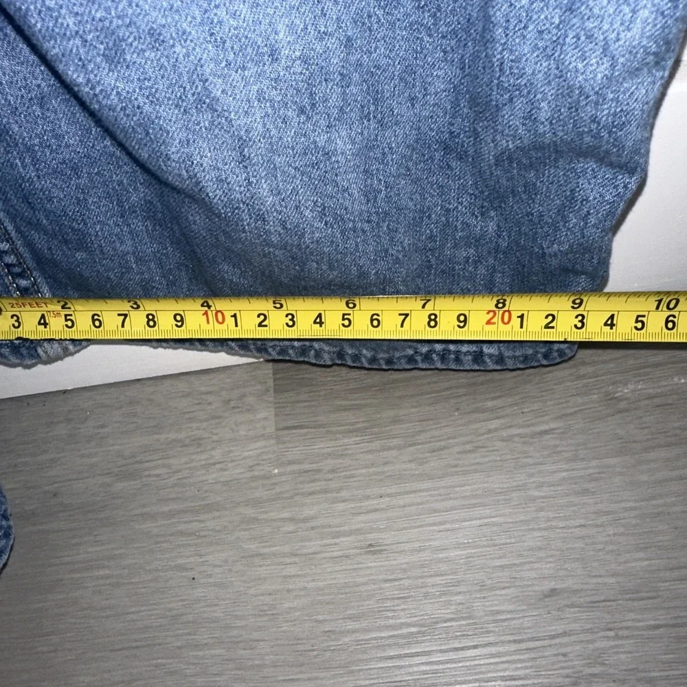 Hollister High Rise Vintage Overall Denim Straight Leg Size‎ S